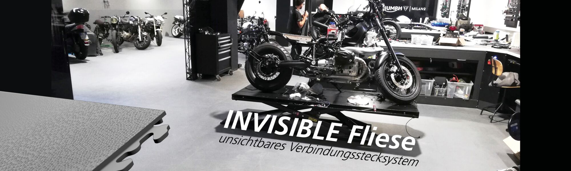 Fortelock PVC Bodenfliesen Invisible