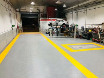 Werkstattboden -Sanierung