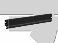 Fortelock PVC-Vinyl Sockelleiste
