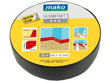 Weich-Sockelleiste schwarz